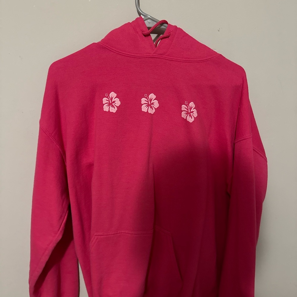 Pink Floral Women's Hoodie